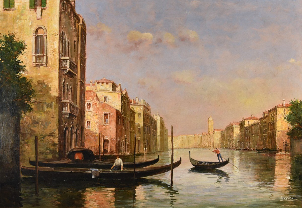 Veduta di Venezia con il Canal Grande, Antoine Bouvard (L’Isere 1875 - Parigi 1957)