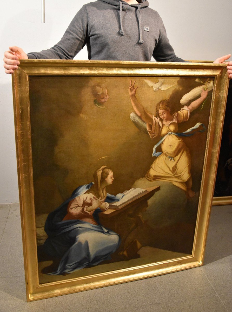 L’Annunciazione, Paolo De Matteis (Naples 1662 - Napoli, 1728) Cerchia di -photo-8