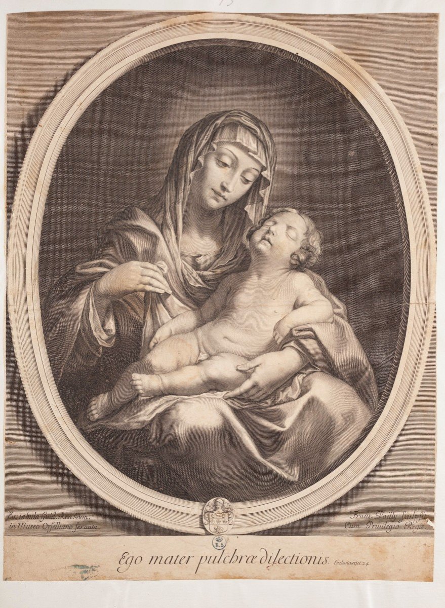 Madonna con il bambino dormiente, Giovan Battista Salvi (1609 - 1685) Cerchia-photo-8