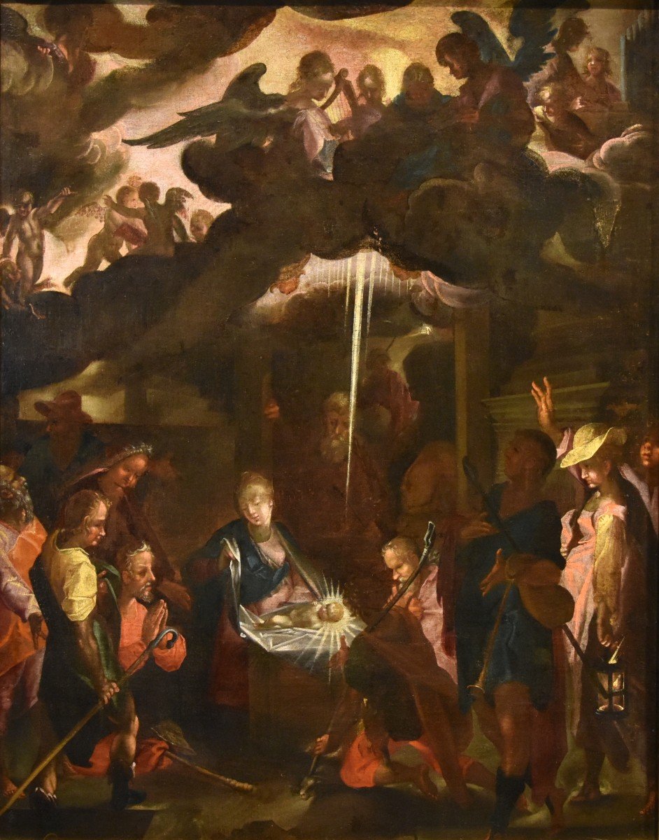 Bartholomäus Spranger (Anversa, 1546 – Praga, 1611), L’adorazione dei pastori