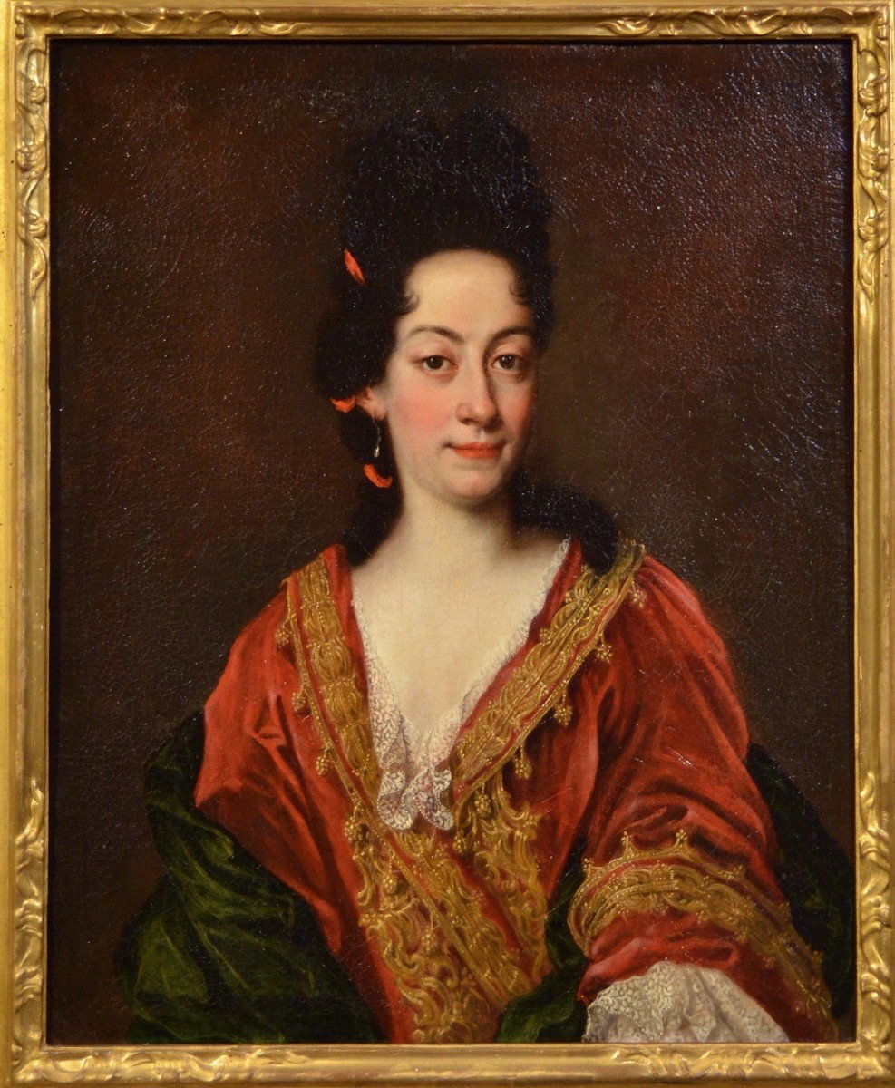 Ritratto di nobile gentildonna, Giovanni Maria delle Piane (Genova 1670 - 1745)-photo-2