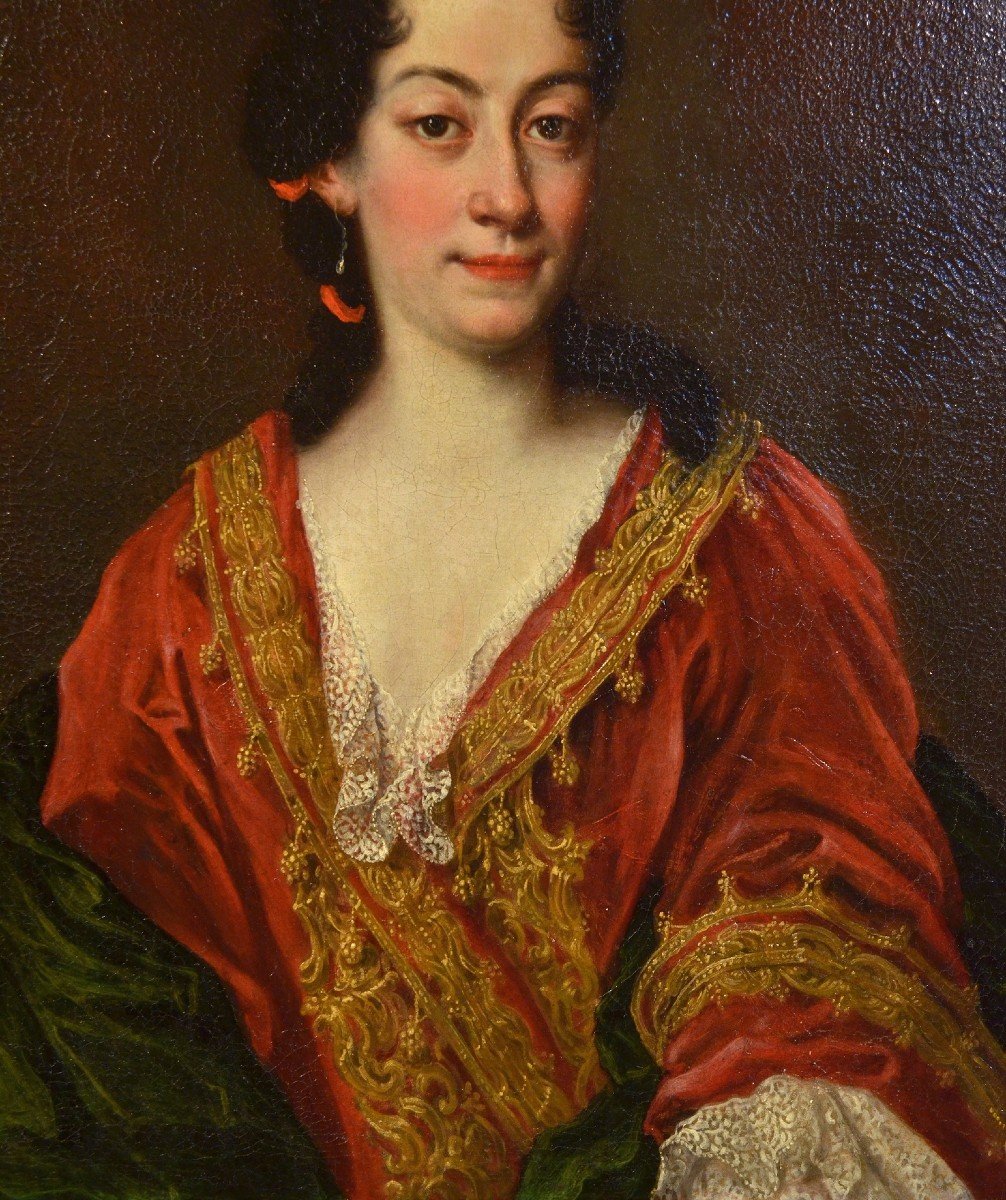 Ritratto di nobile gentildonna, Giovanni Maria delle Piane (Genova 1670 - 1745)-photo-2