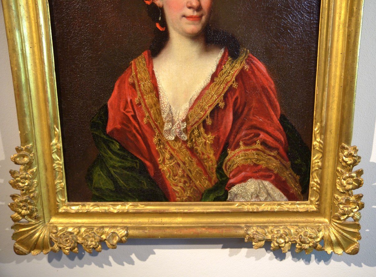 Ritratto di nobile gentildonna, Giovanni Maria delle Piane (Genova 1670 - 1745)-photo-3