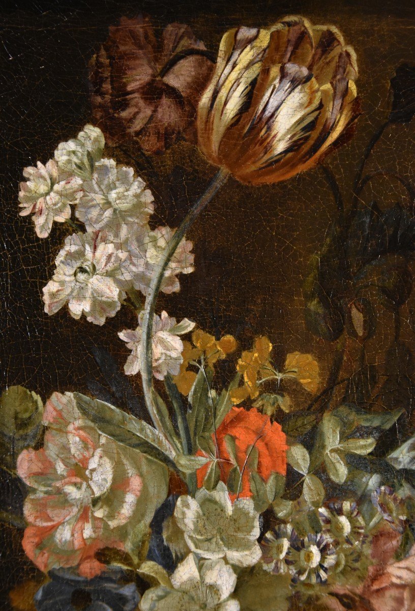 Jacob van Huysum (Amsterdam, 1687 – Londra, 1746), Natura morta di fiori-photo-2