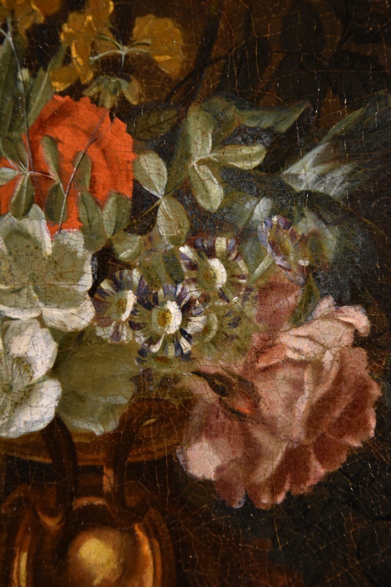 Jacob van Huysum (Amsterdam, 1687 – Londra, 1746), Natura morta di fiori-photo-5