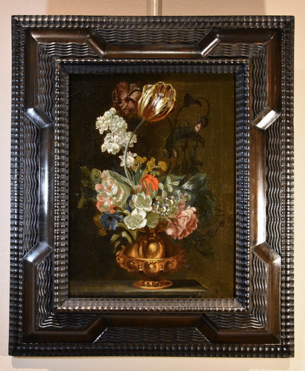 Jacob van Huysum (Amsterdam, 1687 – Londra, 1746), Natura morta di fiori