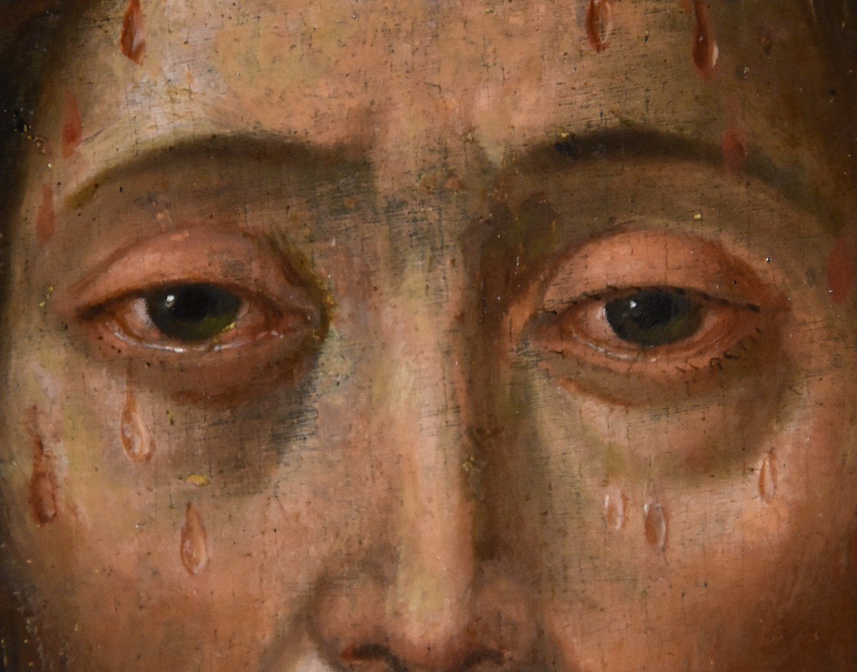 Ecce Homo, Cerchia di Quentin Metsys (Lovanio, 1466 – Anversa, 1530)-photo-6