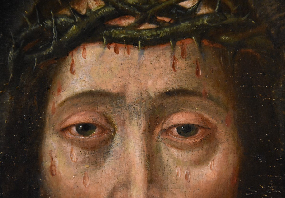 Ecce Homo, Cerchia di Quentin Metsys (Lovanio, 1466 – Anversa, 1530)-photo-7