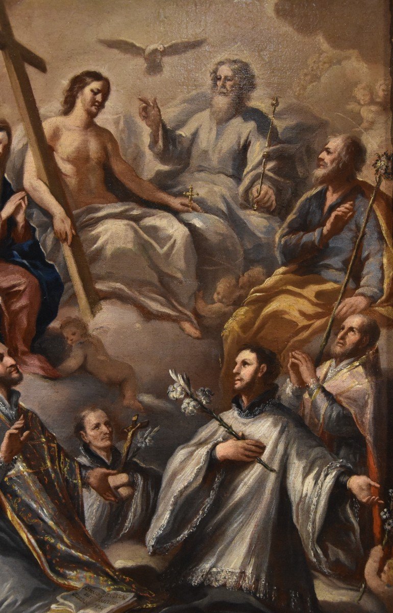 Trionfo della Trinità, Paolo De Matteis (Napoli, 1662 - Napoli, 1728)-photo-5