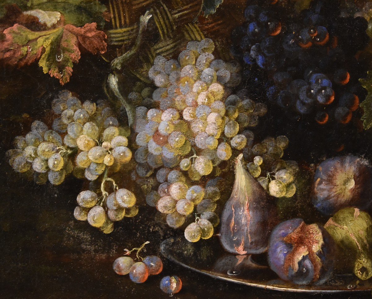 Natura morta di frutta con lucertola, Franz Werner Von Tamm (Amburgo 1658-Vienna 1754) -photo-3