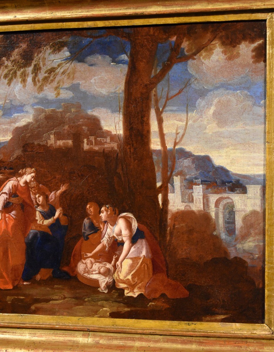 Mosè salvato dalle acque, Nicolas Poussin (Les Andelys 1594 - Roma 1665) Bottega-photo-4