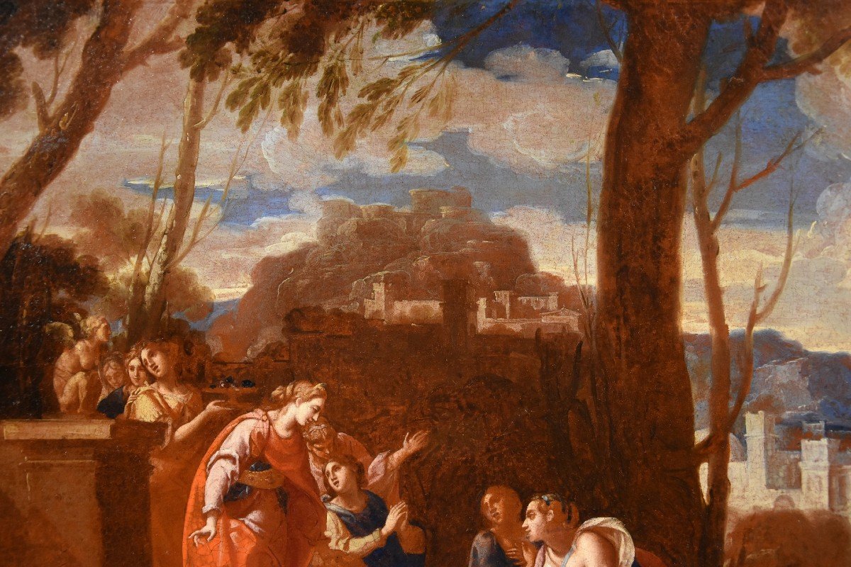 Mosè salvato dalle acque, Nicolas Poussin (Les Andelys 1594 - Roma 1665) Bottega-photo-4