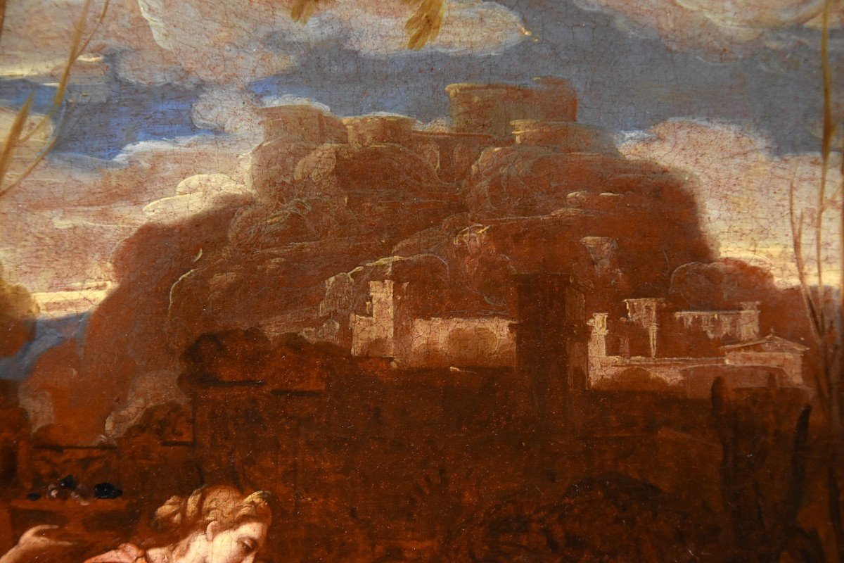 Mosè salvato dalle acque, Nicolas Poussin (Les Andelys 1594 - Roma 1665) Bottega-photo-7