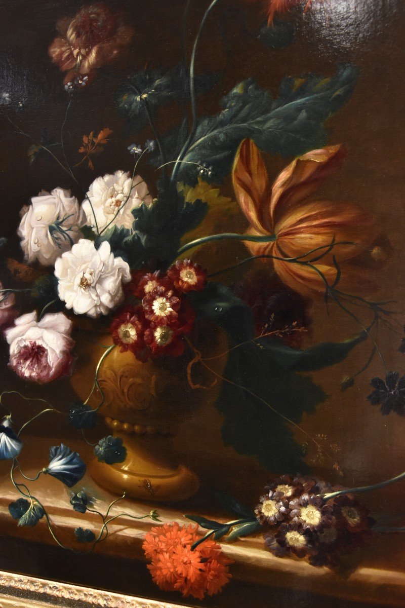 Natura morta di fiori, Johann Baptist Drechsler (Vienna 1756 – 1811) Firma e data-photo-6