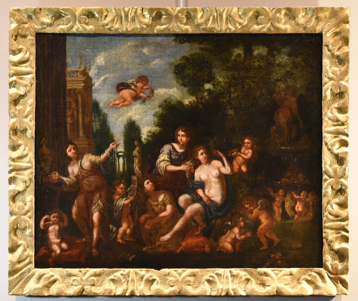 La Toeletta di Venere Francesco Albani (Bologna 1578 - 1660), bottega di-photo-2