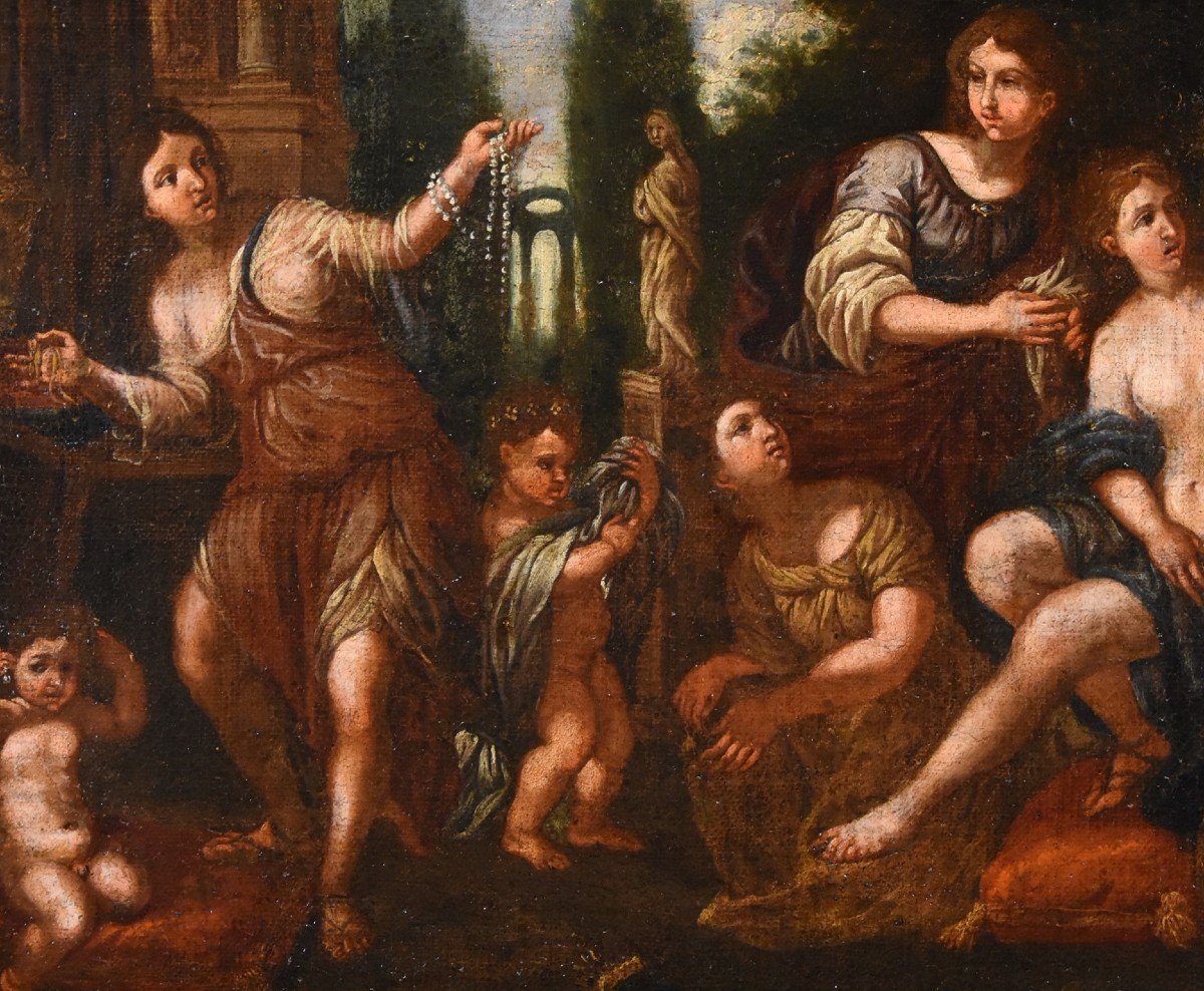 La Toeletta di Venere Francesco Albani (Bologna 1578 - 1660), bottega di-photo-4