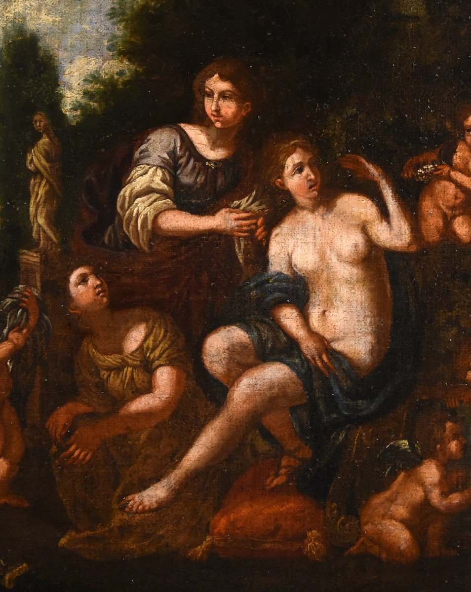 La Toeletta di Venere Francesco Albani (Bologna 1578 - 1660), bottega di-photo-5