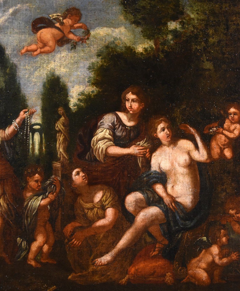 La Toeletta di Venere Francesco Albani (Bologna 1578 - 1660), bottega di-photo-7