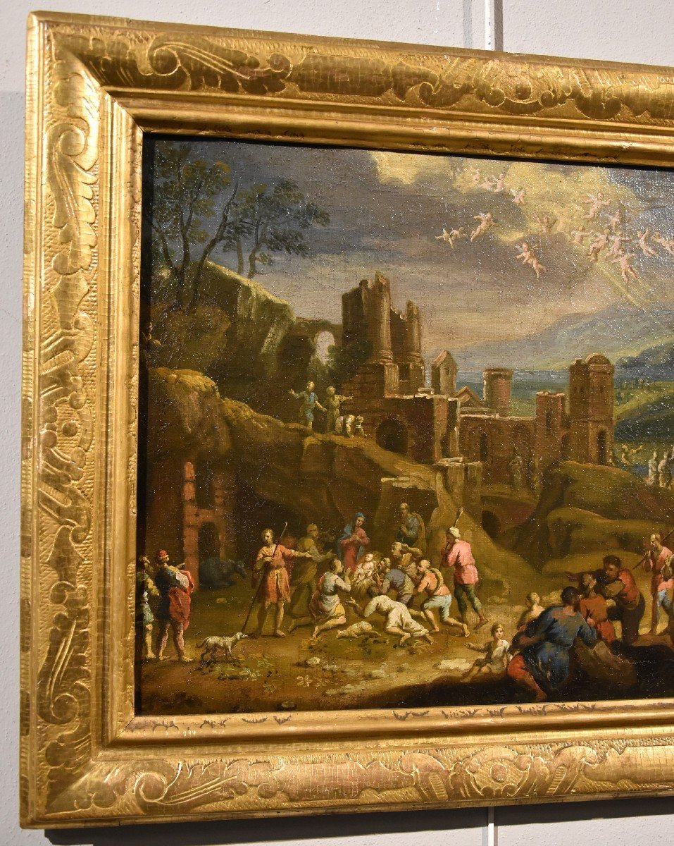 Paesaggio con l Natività, Scipione Compagni  (Napoli, 1624 circa- post 1680)-photo-2