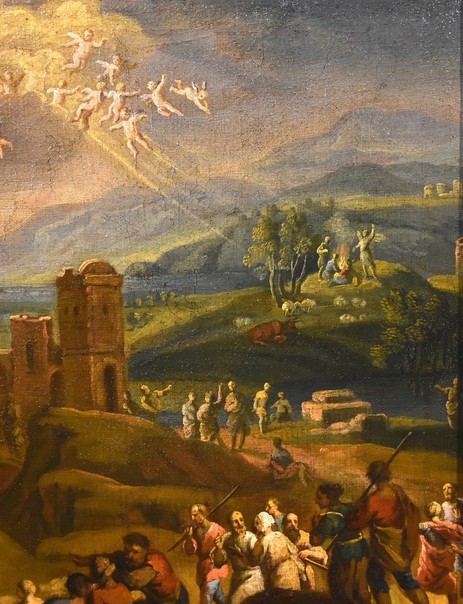 Paesaggio con l Natività, Scipione Compagni  (Napoli, 1624 circa- post 1680)-photo-4