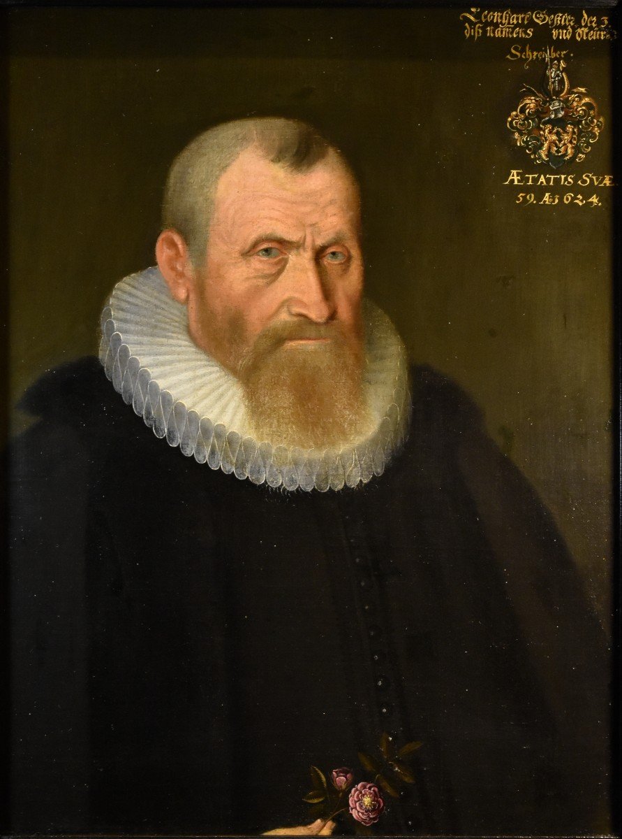 Ritratto di gentiluomo, Michiel Jansz van Mierevelt (Delft 1566 - 1641) cerchia