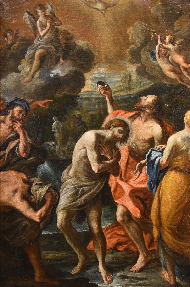 Battesimo di Gesù, Luca Giordano (Napoli, 1634 – 1705) Bottega di-photo-2