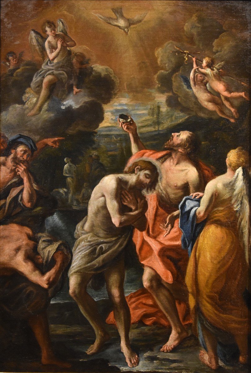 Battesimo di Gesù, Luca Giordano (Napoli, 1634 – 1705) Bottega di