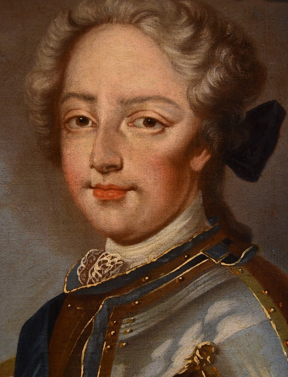 Luigi XV, Re di Francia, e la regina consorte Maria Leszczyńska, Pierre Gobert (1662 - 1744)-photo-2