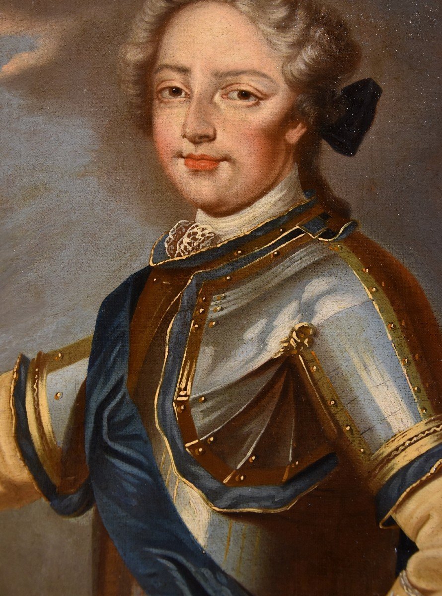 Luigi XV, Re di Francia, e la regina consorte Maria Leszczyńska, Pierre Gobert (1662 - 1744)-photo-4