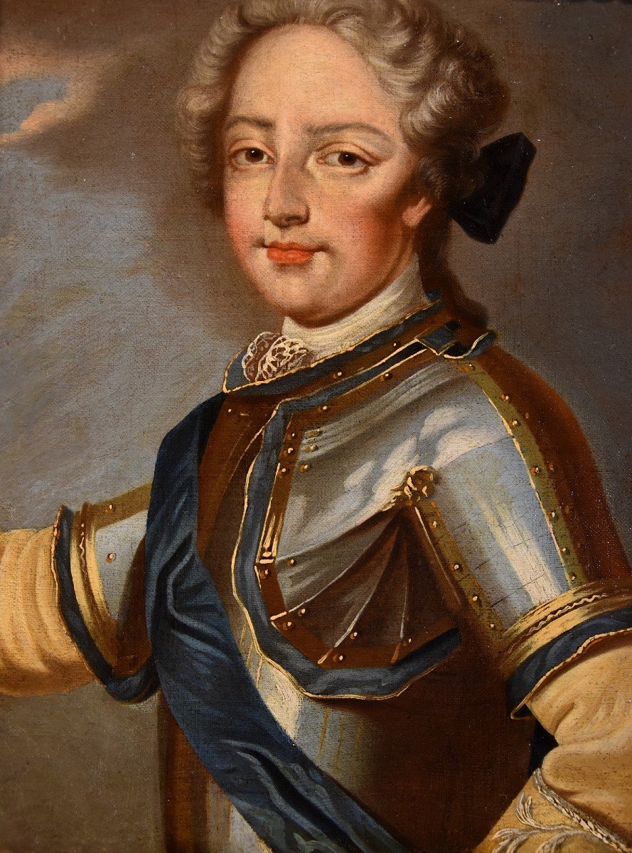 Luigi XV, Re di Francia, e la regina consorte Maria Leszczyńska, Pierre Gobert (1662 - 1744)-photo-5