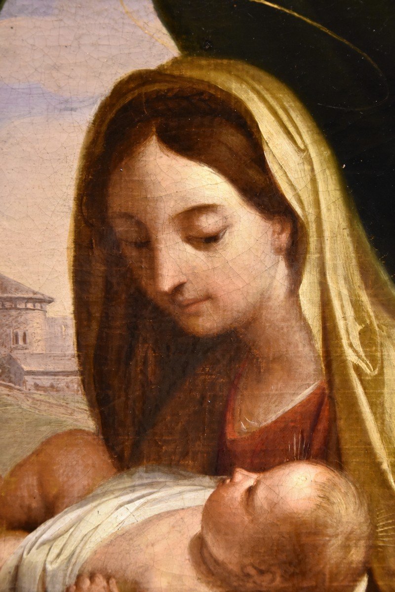 Carlo Maratta (Camerano 1625 – Roma, 1713), Vergine con Bambino-photo-3