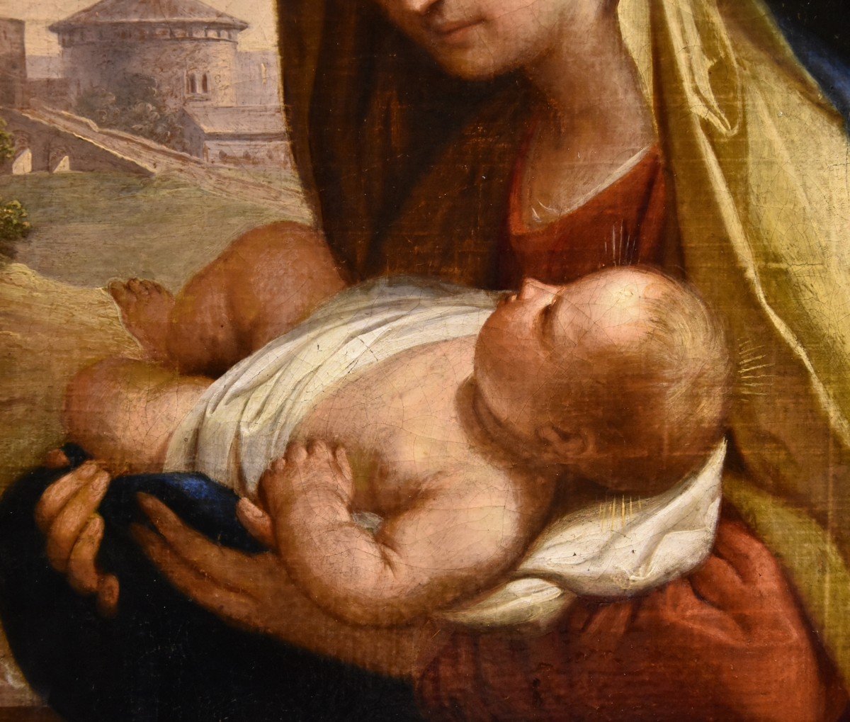 Carlo Maratta (Camerano 1625 – Roma, 1713), Vergine con Bambino-photo-4