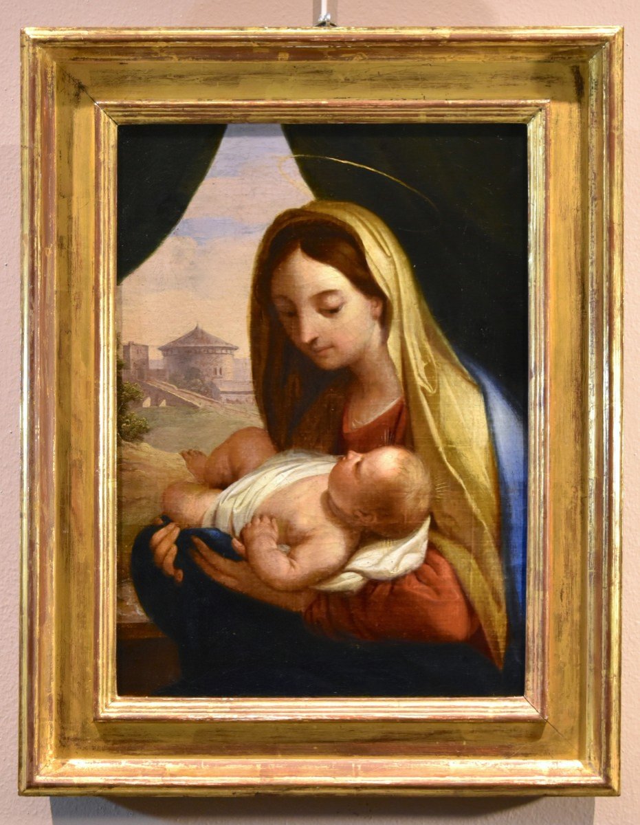 Carlo Maratta (Camerano 1625 – Roma, 1713), Vergine con Bambino-photo-2