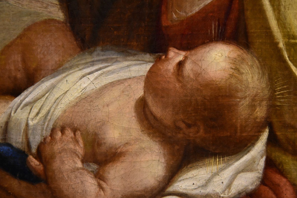 Carlo Maratta (Camerano 1625 – Roma, 1713), Vergine con Bambino-photo-6