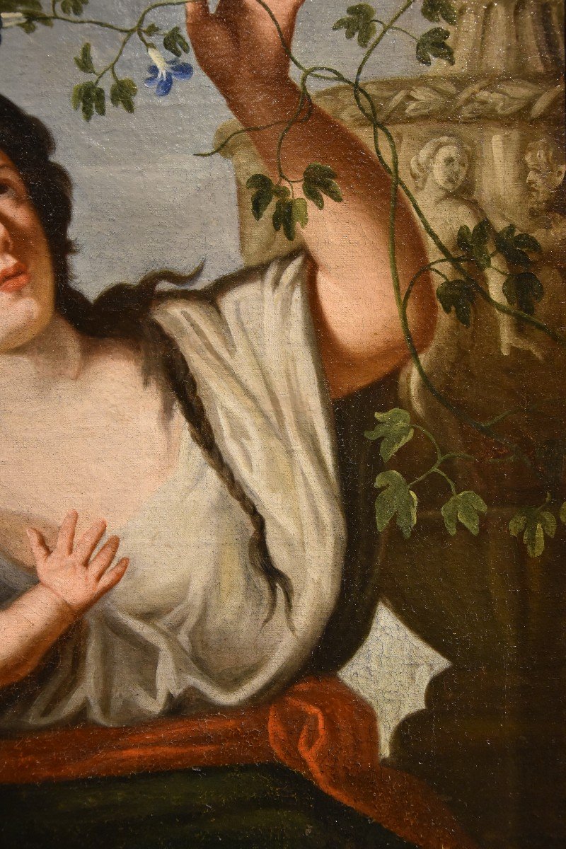 Flora come allegoria della Primavera, Guglielmo Cortese, detto il Borgognone  (1628 - 1679)-photo-6