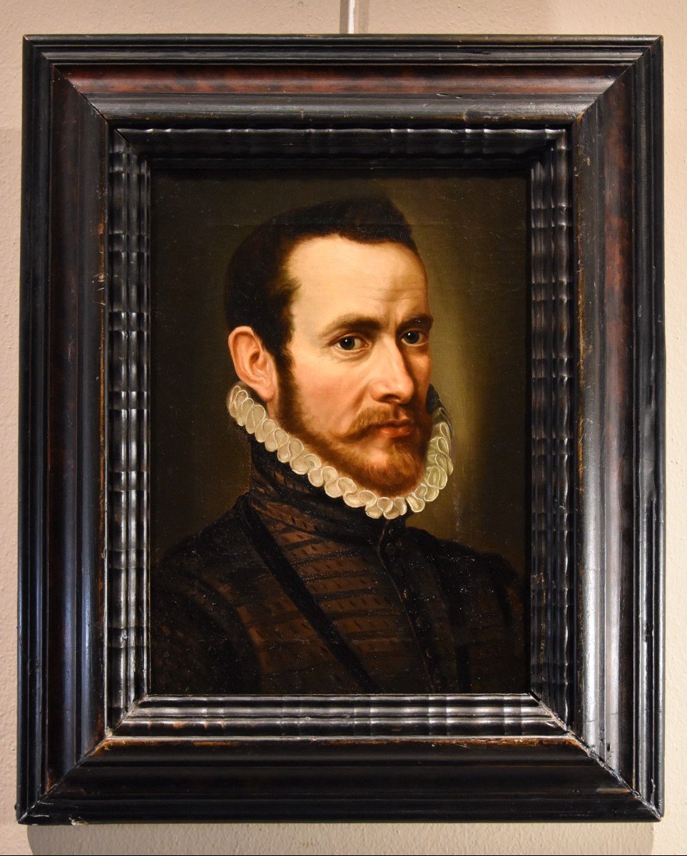 Ritratto di aristocratico, Anthonis Moor van Dashorts, detto Antonio Moro (1519 - 1576) seguace