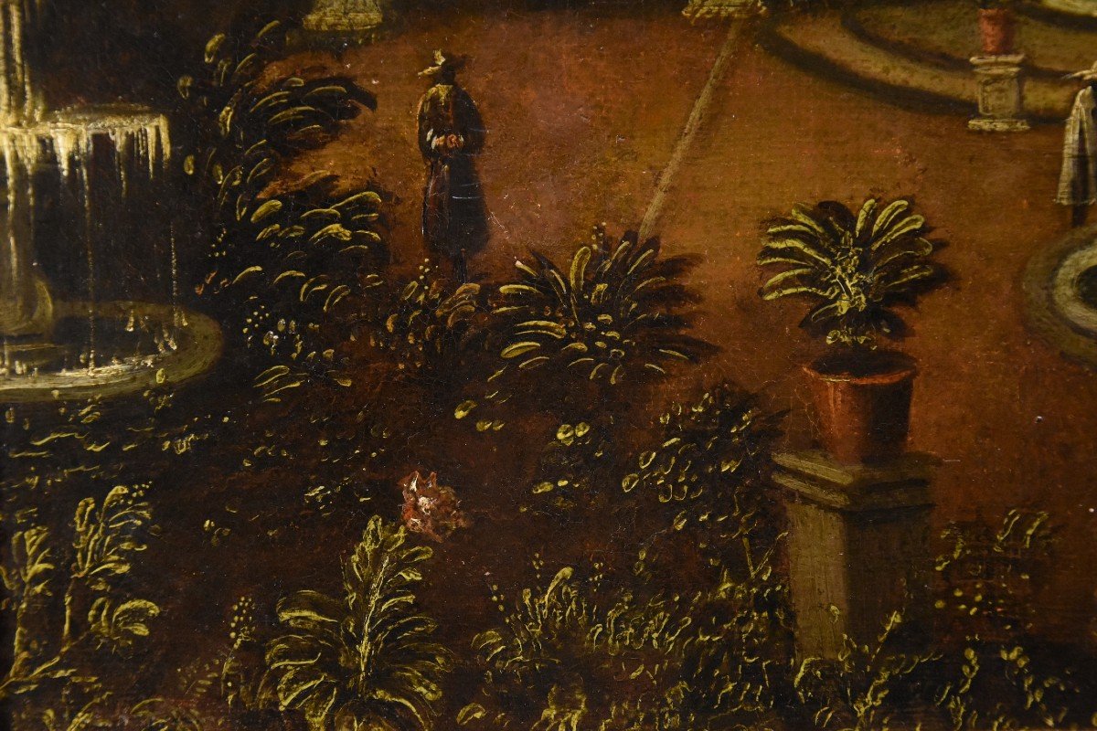 Giardino all’italiana di una villa, Isaac de Moucheron (Amsterdam 1667 - 1744)-photo-6