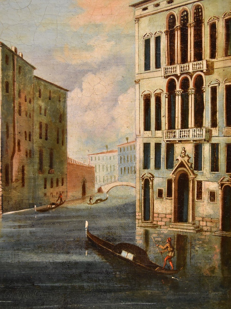 Veduta di Venezia con Ca’ Foscari, Maestro Veneziano XVIII e XIX secolo-photo-4