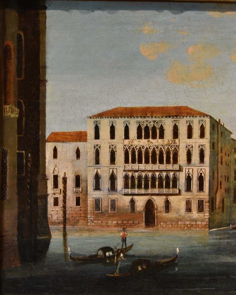 Veduta di Venezia con Ca’ Foscari, Maestro Veneziano XVIII e XIX secolo-photo-2