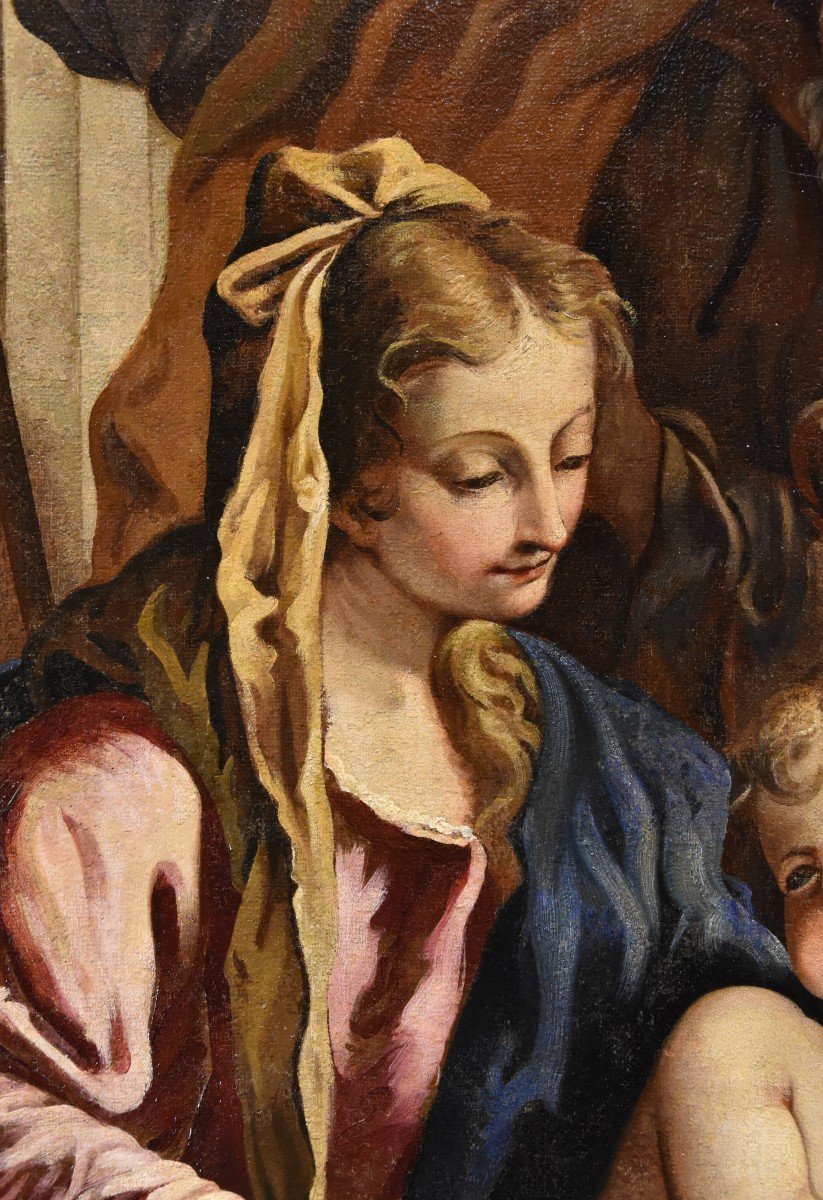 Sacra Famiglia con Sant'Anna, Sebastiano Ricci (Belluno 1659 - Venezia 1734) attribuibile a-photo-1