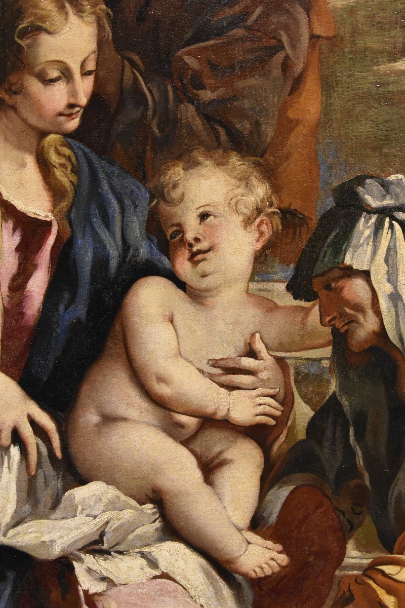 Sacra Famiglia con Sant'Anna, Sebastiano Ricci (Belluno 1659 - Venezia 1734) attribuibile a-photo-2