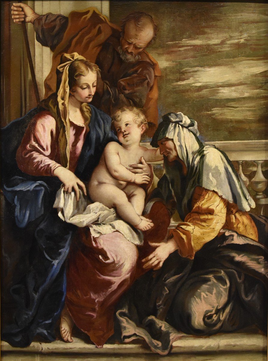 Sacra Famiglia con Sant'Anna, Sebastiano Ricci (Belluno 1659 - Venezia 1734) attribuibile a