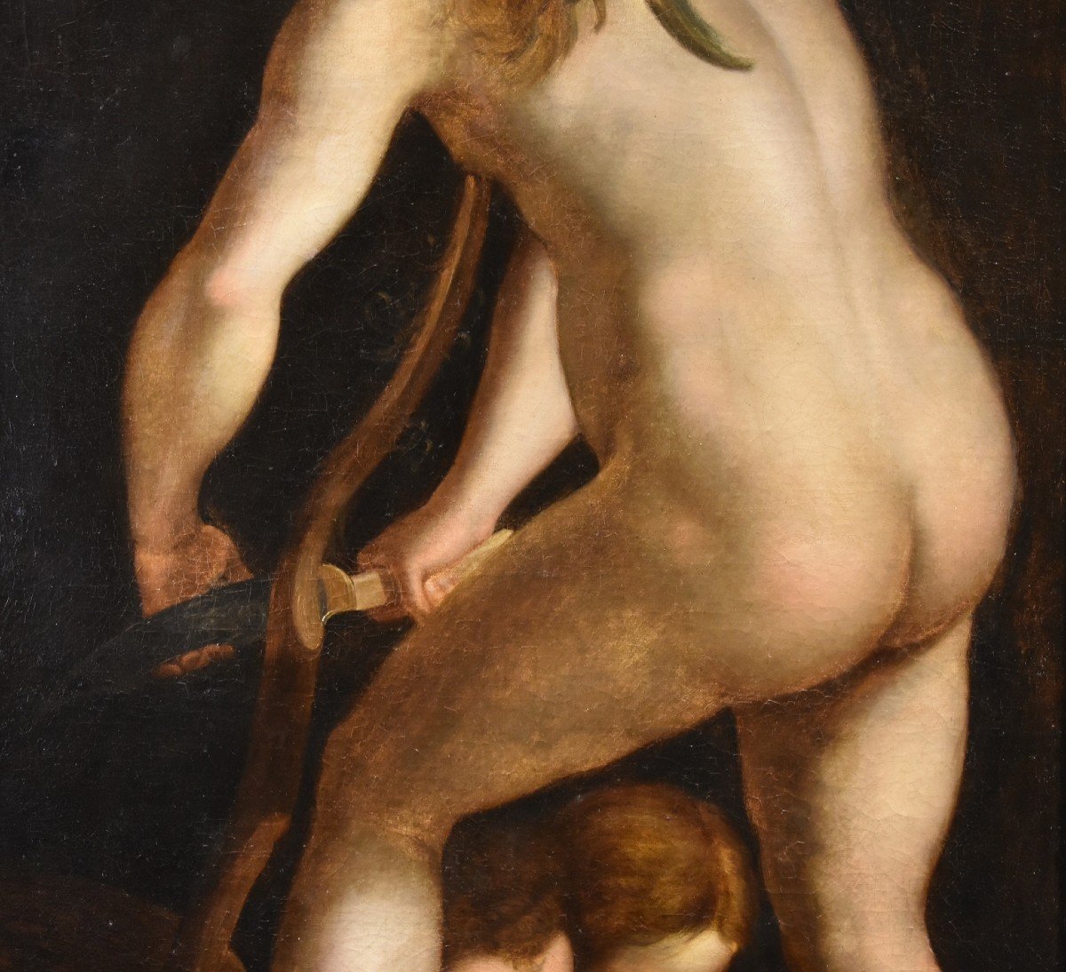 Amore che fabbrica l’arco, Francesco Mazzola, detto IL PARMIGIANINO (Parme, 1503 - 1540) Seguac-photo-5