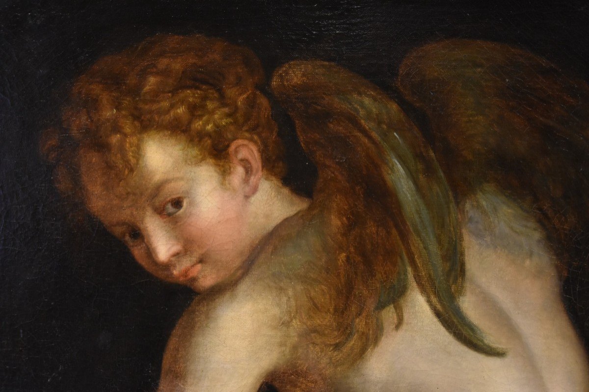 Amore che fabbrica l’arco, Francesco Mazzola, detto IL PARMIGIANINO (Parme, 1503 - 1540) Seguac-photo-7