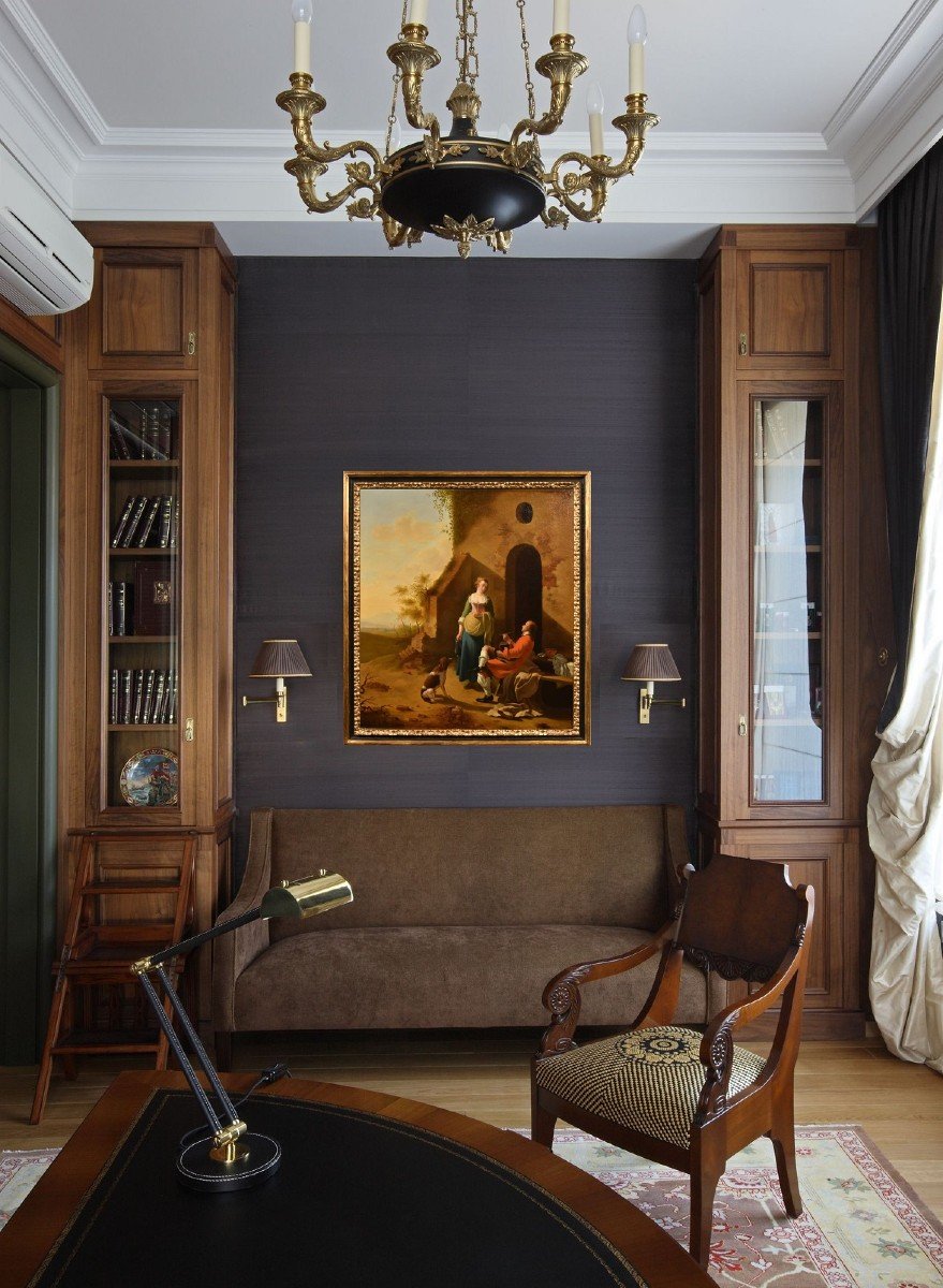 Scena galante all’ingresso di una locanda, Jan Vermeer d'Utrecht (Vers 1630 - 1692)-photo-1