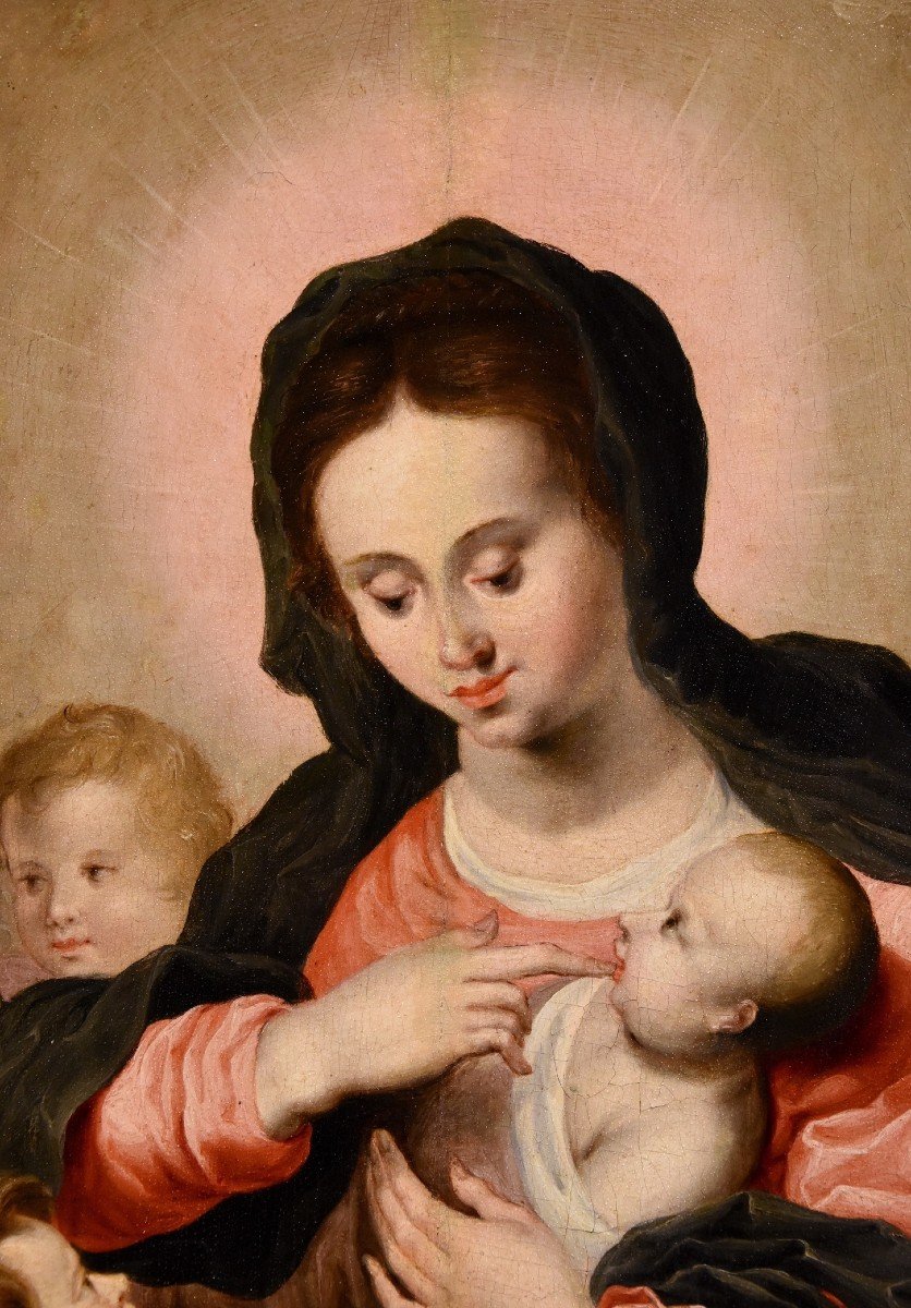 Madonna con Bambino e tre angeli, Hendrick van Balen (Anversa 1575 – 1632) bottega-photo-2