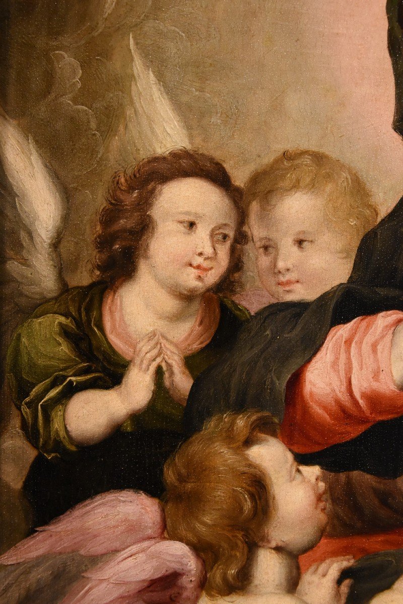 Madonna con Bambino e tre angeli, Hendrick van Balen (Anversa 1575 – 1632) bottega-photo-4