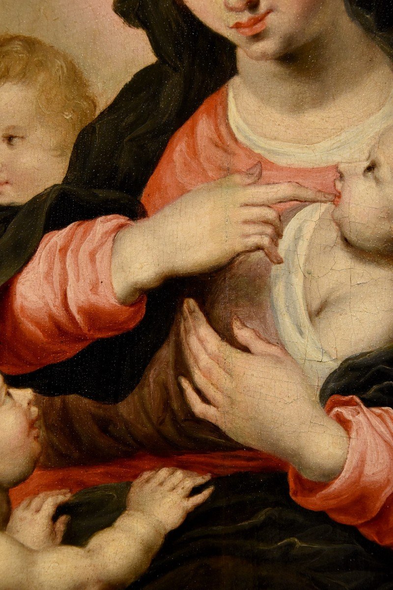 Madonna con Bambino e tre angeli, Hendrick van Balen (Anversa 1575 – 1632) bottega-photo-6