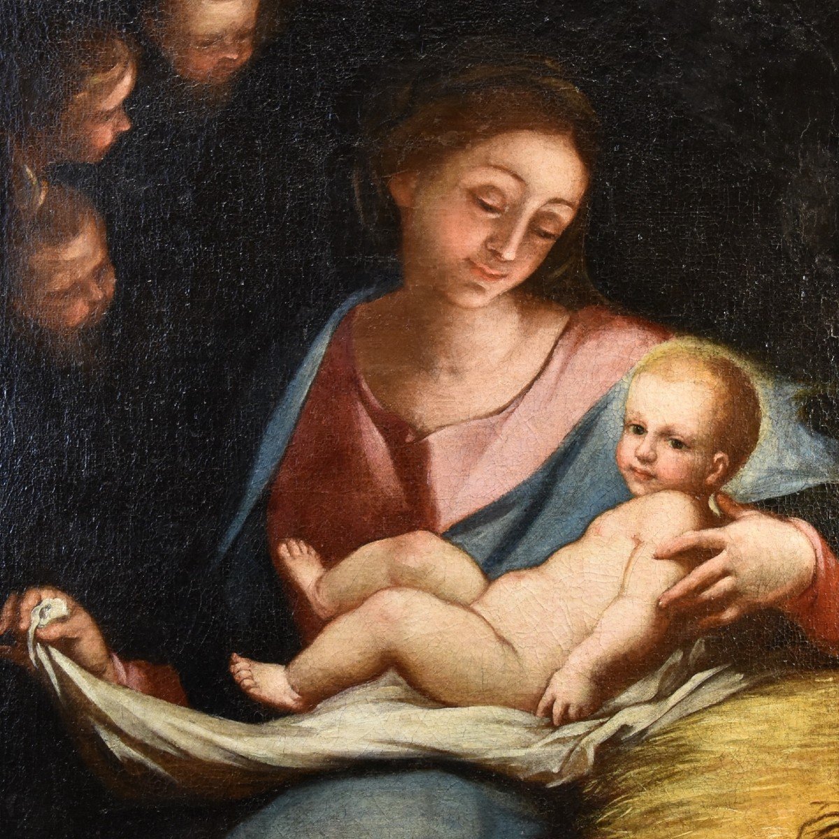 Madonna con Bambino, Anton Maria Piola (Genova, 1654 – 1715) cerchia-photo-3