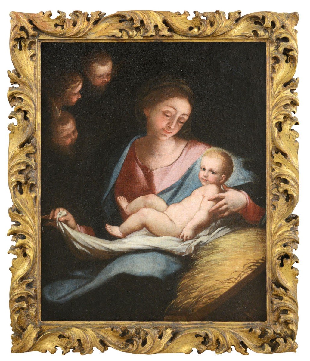 Madonna con Bambino, Anton Maria Piola (Genova, 1654 – 1715) cerchia